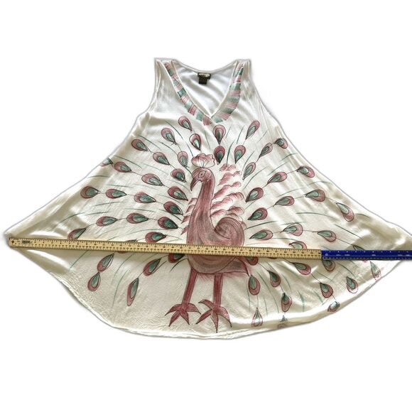 Sheer Bathing Suit Cover Up Pagoda One Size - Picture 5 of 12